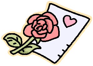 письмо и роза